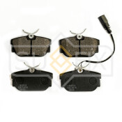 Колодки тормозные дисковые Sufix, задние, комплект на ось (4 шт), арт. SX-1518