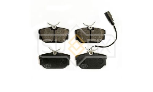 Колодки тормозные дисковые Sufix, задние, комплект на ось (4 шт), арт. SX-1518