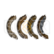 Колодки тормозные барабанные Sufix, комплект на ось (4 шт), арт. SY-1004