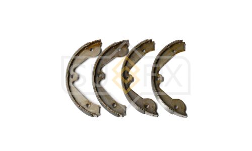 Колодки тормозные барабанные Sufix, комплект на ось (4 шт), арт. SY-1007