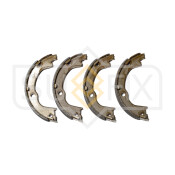 Колодки тормозные барабанные Sufix, комплект на ось (4 шт), арт. SY-1010