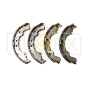 Колодки тормозные барабанные Sufix, комплект на ось (4 шт), арт. SY-1015