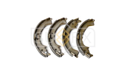 Колодки тормозные барабанные Sufix, комплект на ось (4 шт), арт. SY-1016