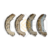 Колодки тормозные барабанные Sufix, комплект на ось (4 шт), арт. SY-1018