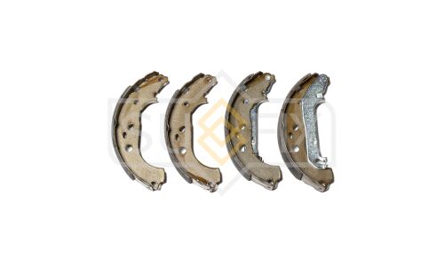 Колодки тормозные барабанные Sufix, комплект на ось (4 шт), арт. SY-1018
