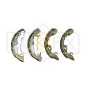Колодки тормозные барабанные Sufix, комплект на ось (4 шт), арт. SY-1019