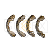 Колодки тормозные барабанные Sufix, комплект на ось (4 шт), арт. SY-1032