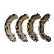 Колодки тормозные барабанные Sufix, комплект на ось (4 шт), арт. SY-1038