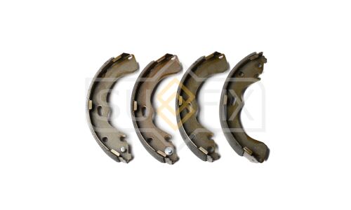 Колодки тормозные барабанные Sufix, комплект на ось (4 шт), арт. SY-1038