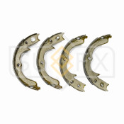 Колодки тормозные барабанные Sufix, комплект на ось (4 шт), арт. SY-1044