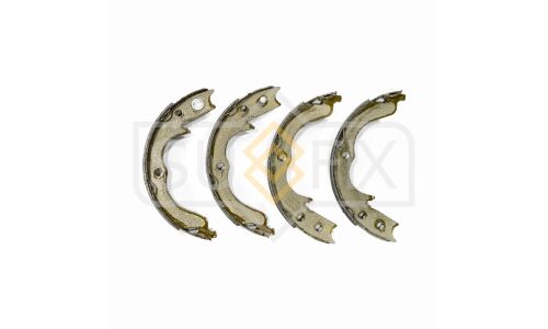 Колодки тормозные барабанные Sufix, комплект на ось (4 шт), арт. SY-1044