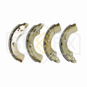 Колодки тормозные барабанные Sufix, комплект на ось (4 шт), арт. SY-1048