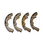 Колодки тормозные барабанные Sufix, комплект на ось (4 шт), арт. SY-1049