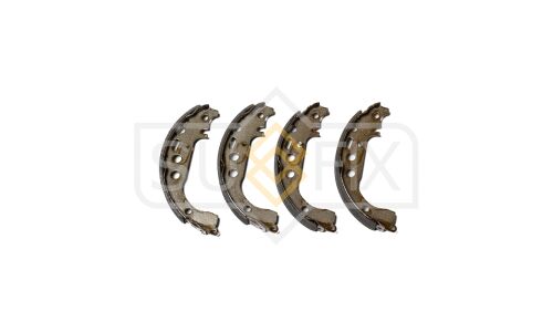 Колодки тормозные барабанные Sufix, комплект на ось (4 шт), арт. SY-1075