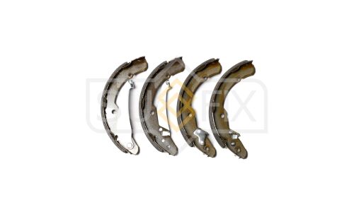 Колодки тормозные барабанные Sufix, комплект на ось (4 шт), арт. SY-1076