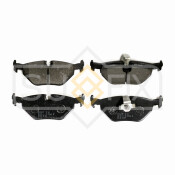 Колодки тормозные дисковые Sufix, задние, комплект на ось (4 шт), арт. SX-1061