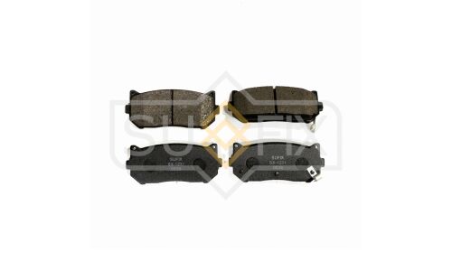 Колодки тормозные дисковые Sufix, задние, комплект на ось (4 шт), арт. SX-1231
