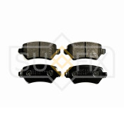 Колодки тормозные дисковые Sufix, задние, комплект на ось (4 шт), арт. SX-1398