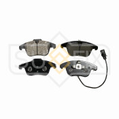 Колодки тормозные дисковые Sufix, передние, комплект на ось (4 шт), арт. SX-1026