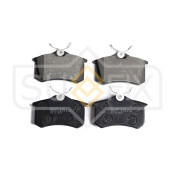 Колодки тормозные дисковые Sufix, задние, комплект на ось (4 шт), арт. SX-1016