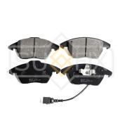 Колодки тормозные дисковые Sufix, передние, комплект на ось (4 шт), арт. SX-1019