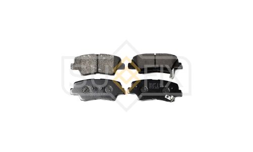 Колодки тормозные дисковые Sufix, задние, комплект на ось (4 шт), арт. SX-1187