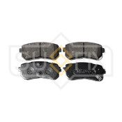 Колодки тормозные дисковые Sufix, задние, комплект на ось (4 шт), арт. SX-1183