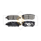 Колодки тормозные дисковые Sufix, задние, комплект на ось (4 шт), арт. SX-1352