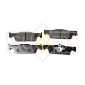 Колодки тормозные дисковые Sufix, передние, комплект на ось (4 шт), арт. SX-1411