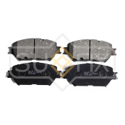 Колодки тормозные дисковые Sufix, передние, комплект на ось (4 шт), арт. SX-1460