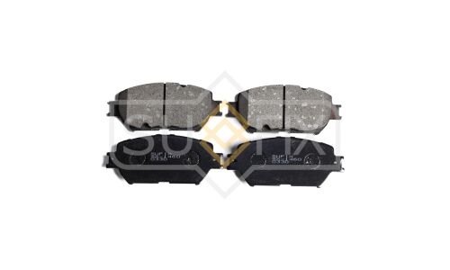 Колодки тормозные дисковые Sufix, передние, комплект на ось (4 шт), арт. SX-1460