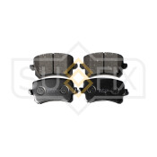 Колодки тормозные дисковые Sufix, задние, комплект на ось (4 шт), арт. SX-1511