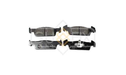 Колодки тормозные дисковые Sufix, передние, комплект на ось (4 шт), арт. SX-1410