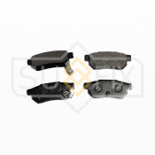 Колодки тормозные дисковые Sufix, задние, комплект на ось (4 шт), арт. SX-1177