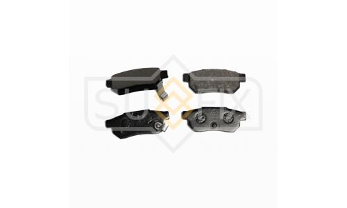 Колодки тормозные дисковые Sufix, задние, комплект на ось (4 шт), арт. SX-1177