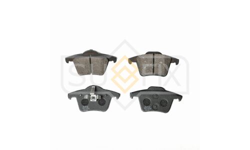 Колодки тормозные дисковые Sufix, задние, комплект на ось (4 шт), арт. SX-1509