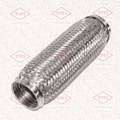 Труба гофрированная с внутренним металлорукавом (без патрубков) 54.5X230 TATSUMI, арт. TKB1022