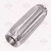 Труба гофрированная с внутренним металлорукавом (без патрубков) 63.5X254 TATSUMI, арт. TKB1033