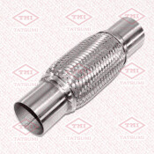 Труба гофрированная с внутренним металлорукавом (с патрубками) 60.5X158-272 TATSUMI, арт. TKB2004