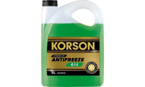 Антифриз Korson Extended Life Antifreeze, OAT, G12, зелёный, концентрат, 5л, арт. KS20013