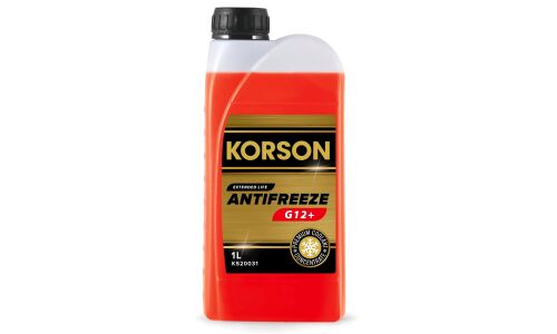 Антифриз Korson Extended Life Antifreeze, OAT, G12+, красный, концентрат, 1л, арт. KS20031