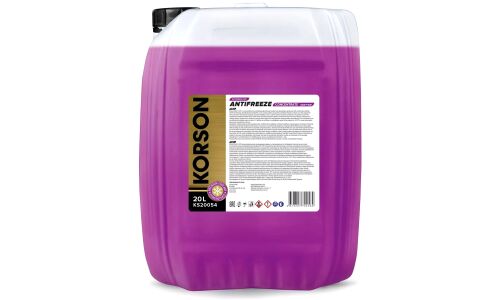 Антифриз Korson Extended Life Antifreeze ASIA P-OAT, фиолетовый, концентрат, 20л, арт. KS20054