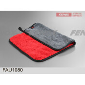 Салфетка из флиса двусторонняя, 30*40см, серый/красный Fenox, арт. FAU1080