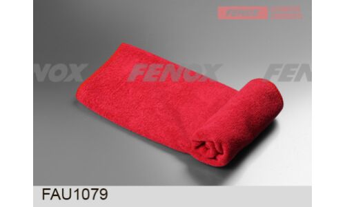 Салфетка из микрофибры, 40*40см, красный Fenox, арт. FAU1079