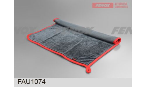 Салфетка Fenox, для сухой, влажной уборки и сбора воды, микрофибра, 400x400мм, серая, арт. FAU1074