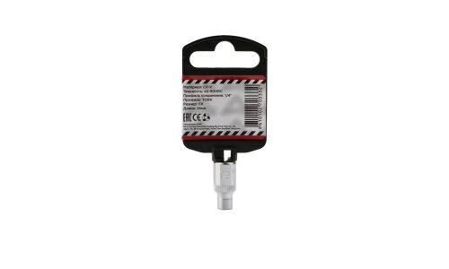 Головка торцевая Arnezi, короткая, E-профиль, под квадрат 1/4", E6, арт. R0000206