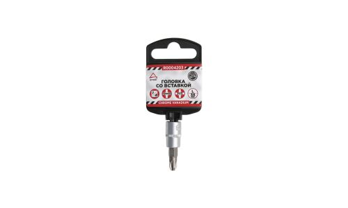 Насадка торцевая Arnezi, короткая, под квадрат 1/4", со вставкой PZ3, арт. R0004203