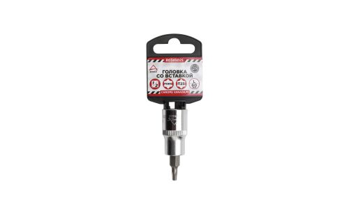 Насадка торцевая Arnezi, длинная, под квадрат 1/2", со вставкой T25, арт. R0345025