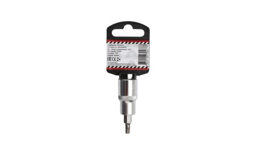 Насадка торцевая Arnezi, длинная, под квадрат 1/2", со вставкой T27, арт. R0345027