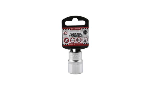 Головка торцевая Arnezi, короткая, E-профиль, под квадрат 1/2", E24, арт. R0320024